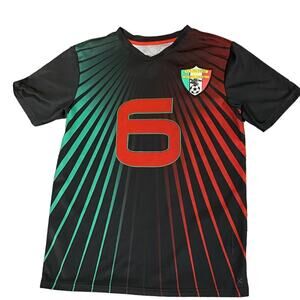 Asociacion De Futbol Mexicana Soccer Team Red and Green Jersey Youth XXL 18